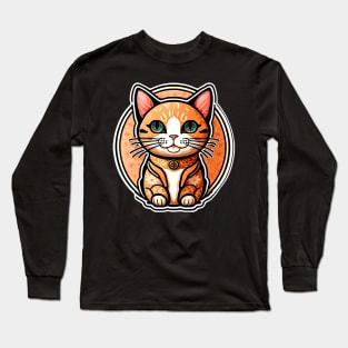 Little Kawaii Kitten Long Sleeve T-Shirt